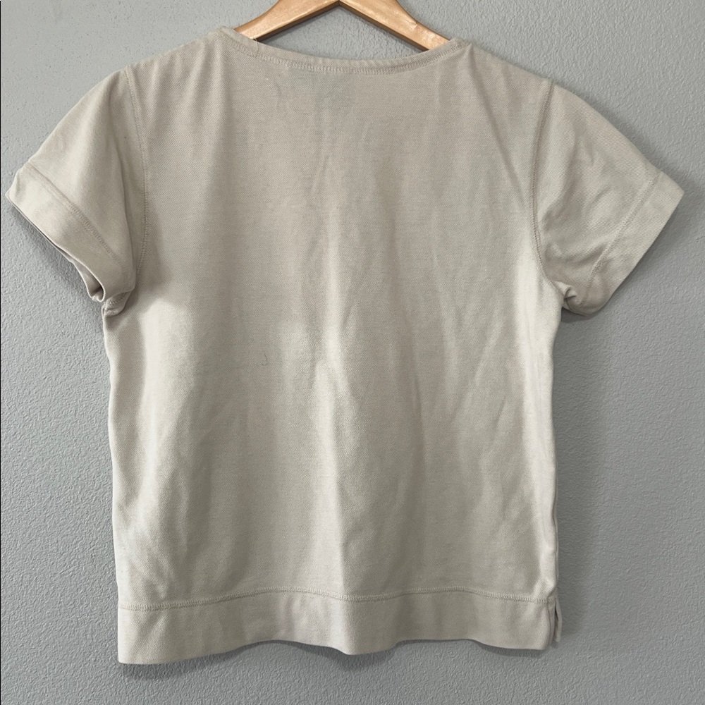 Erika Beige Embroidered Top Tiger Design Earthy Women’s PM Boho Granola Girl‎ - Picture 5 of 6